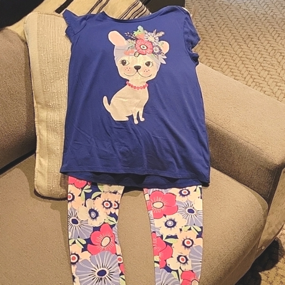 Gymboree 2 Piece Tee and Leggings Set NEW